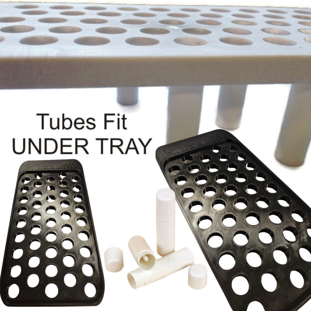 Lip Balm Filling Tray High Quality Australian Made to fit 13-14mm tubes