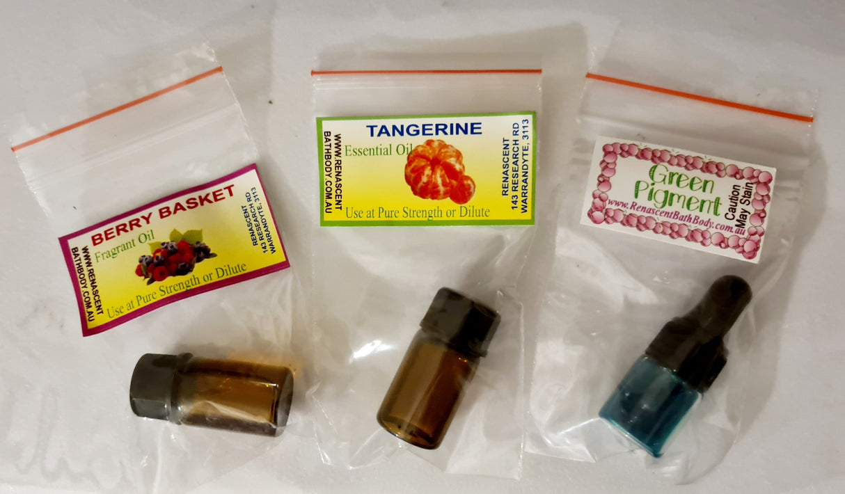 2ml Sample Fragrant or Essential Oils or Liquid Pigments Freebie - 1 per order