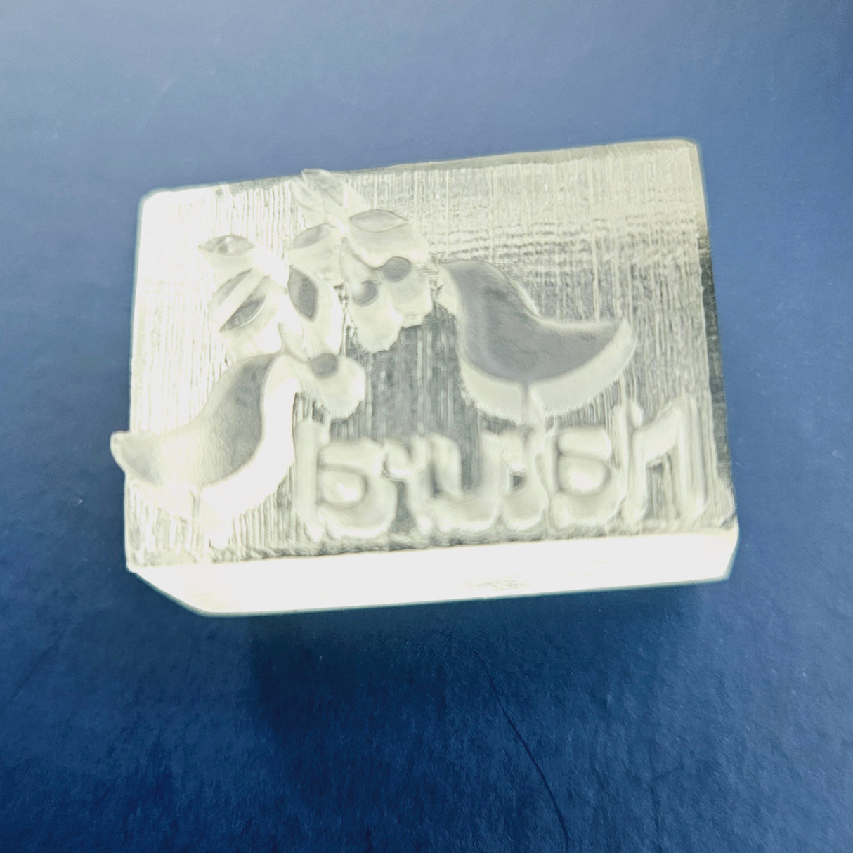 Natural Birds Acryllic Soap Stamp