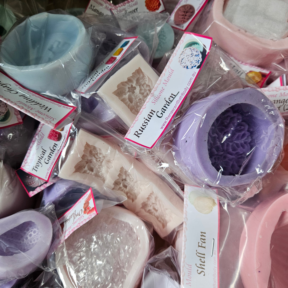 Sale - BULK LOT of 30!!! Different Silicone Moulds RRP $600 approx (Please read Desc')
