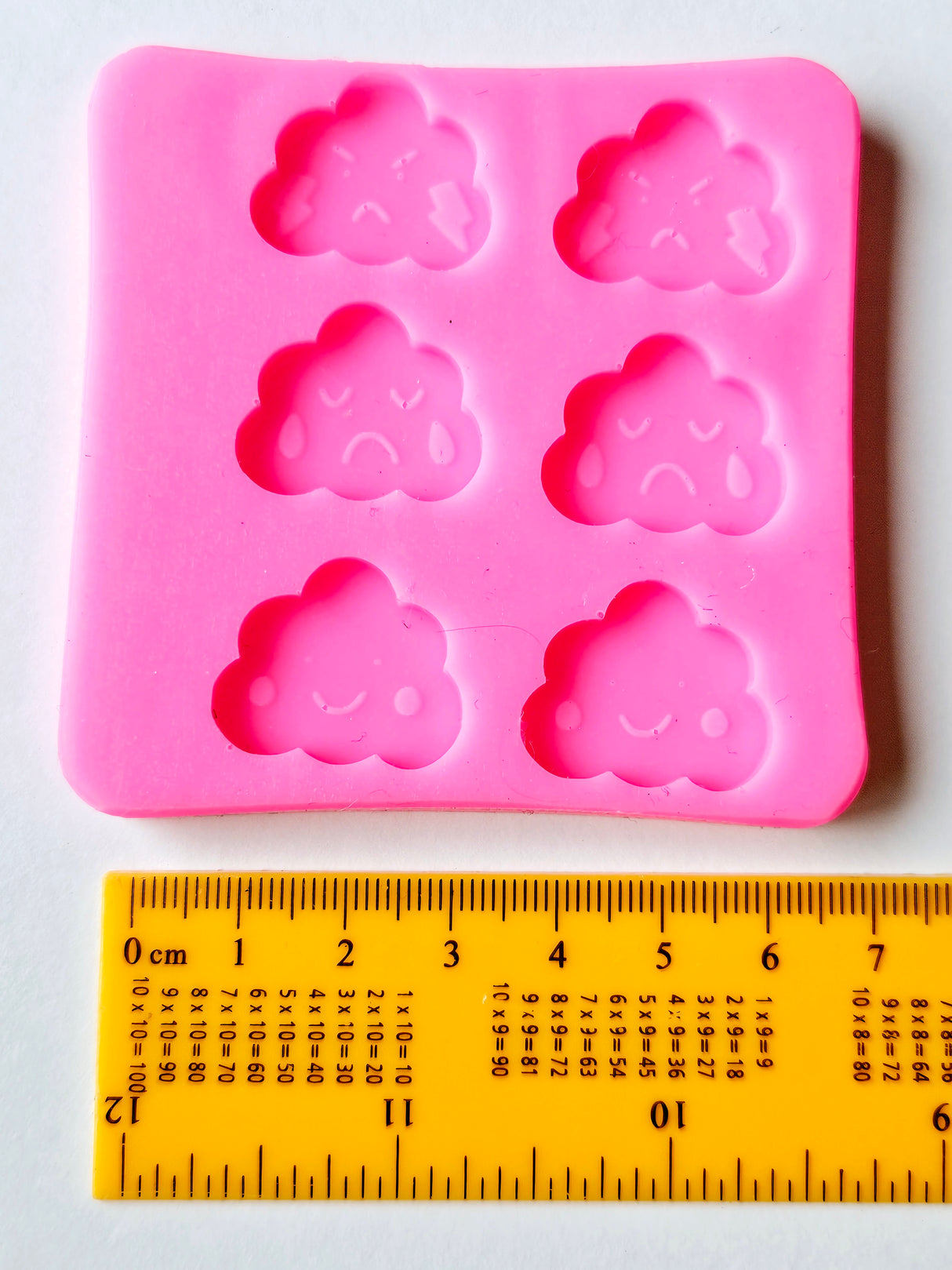 6 x Clouds Emotion Glossy Resin Silicone Mould Clearance