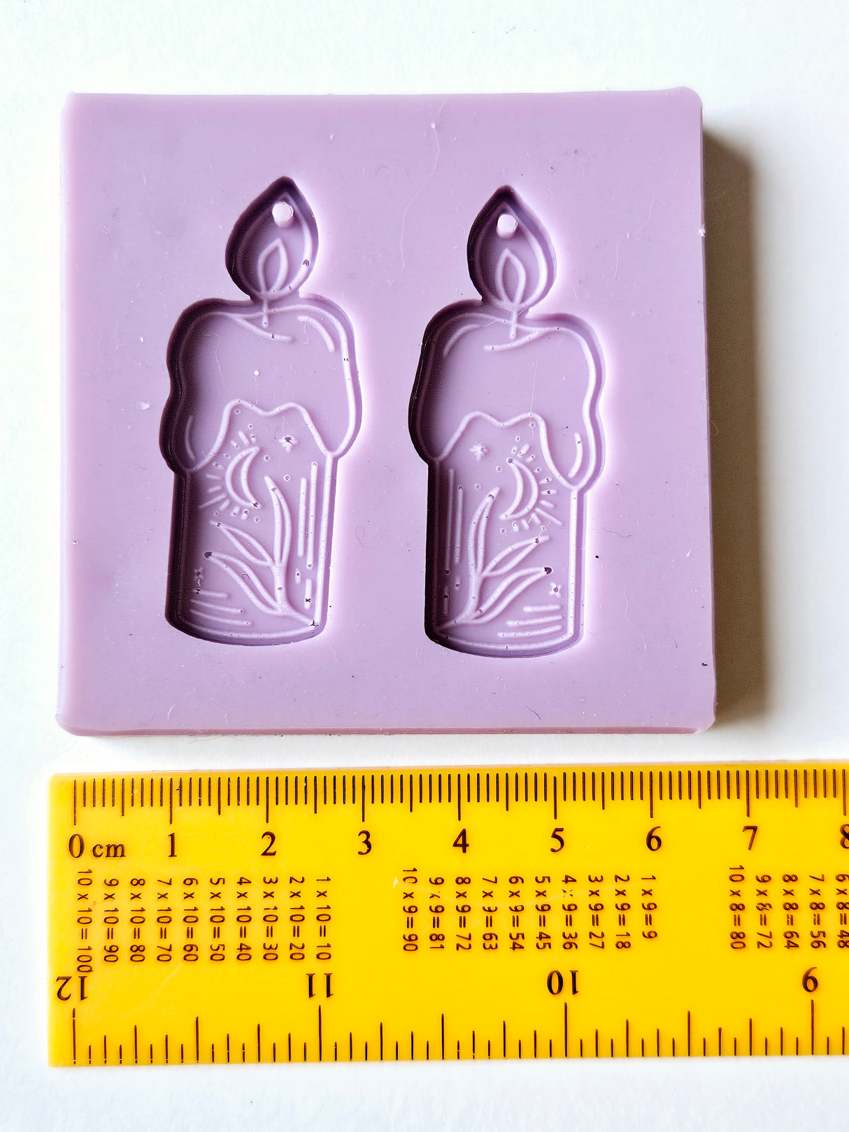 Twin Candles Resin Silicone Mould Clearance