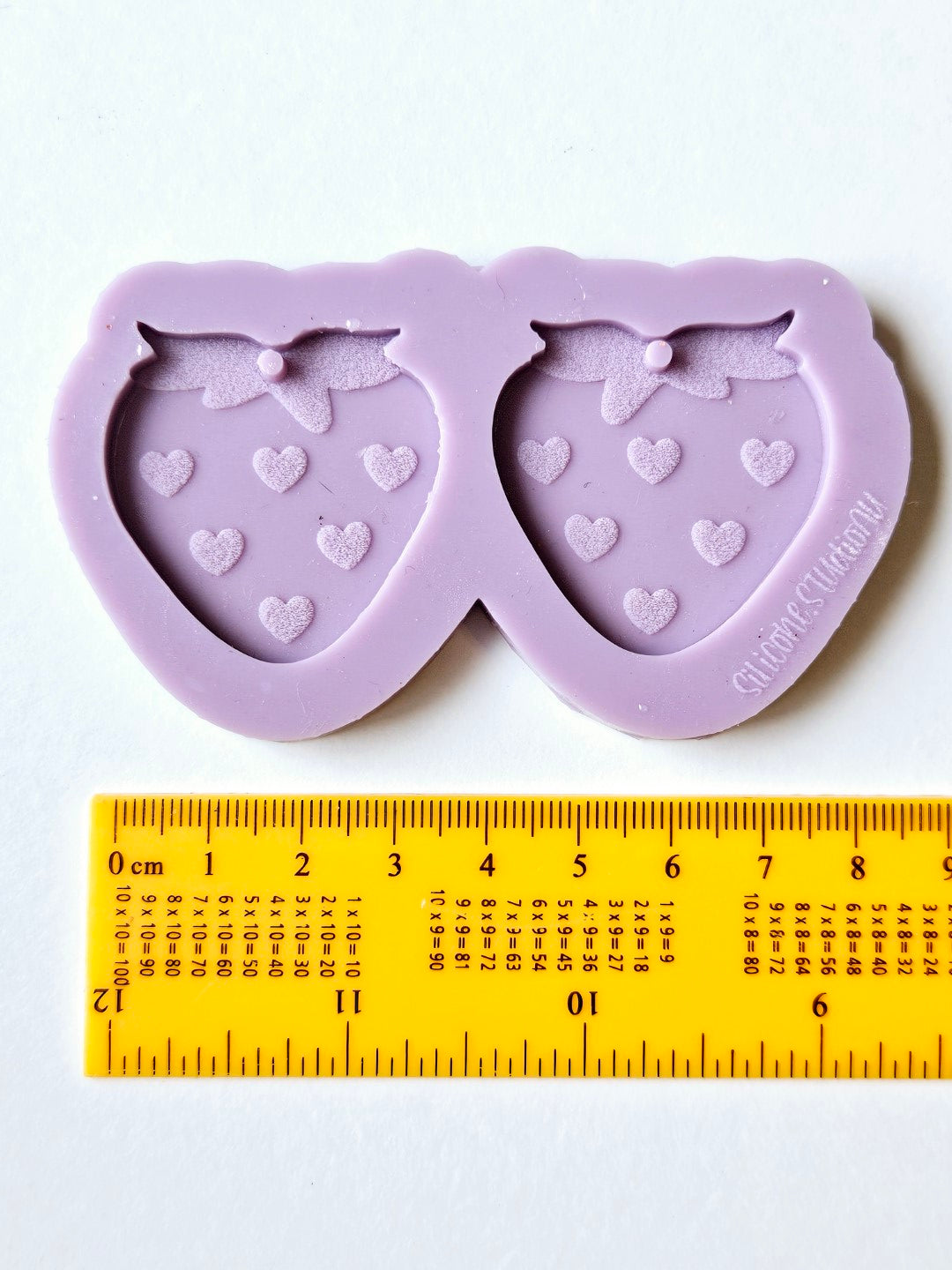 Twin Strawberries Resin Silicone Mould Clearance