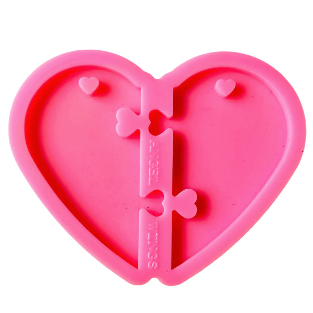 Interlocking Hearts Resin Silicone Mould Clearance