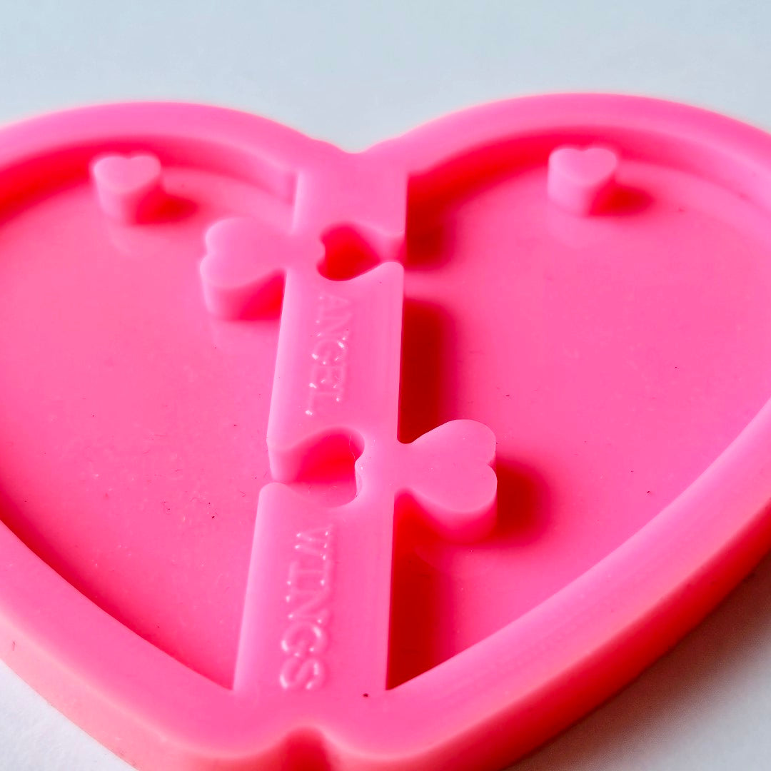 Interlocking Hearts Resin Silicone Mould Clearance
