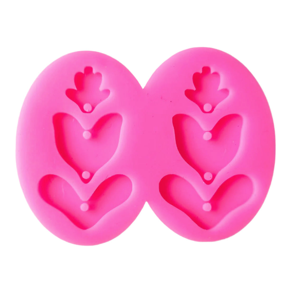 3 Tier Foliage Resin Silicone Mould Clearance