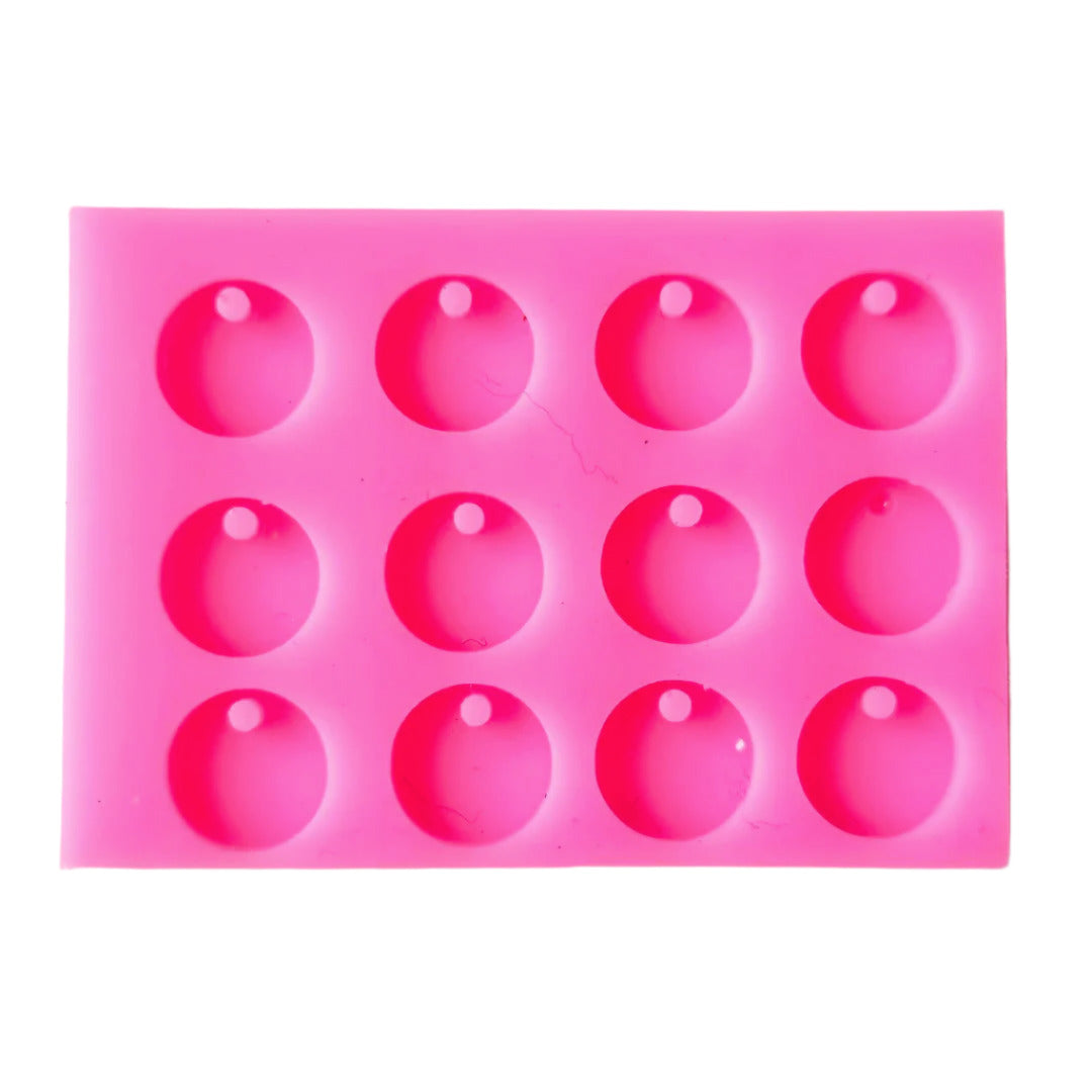 12 Circle Resin Silicone Mould Clearance
