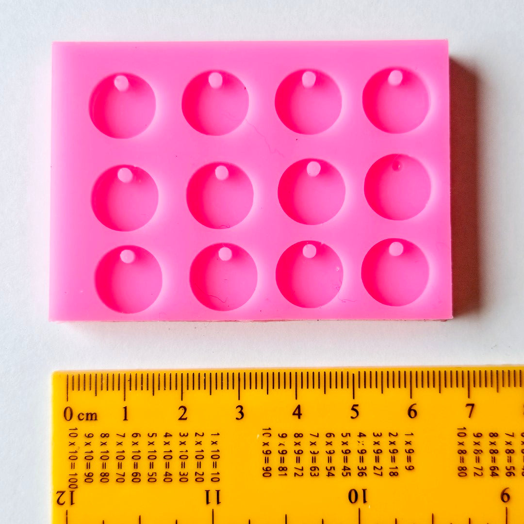 12 Circle Resin Silicone Mould Clearance