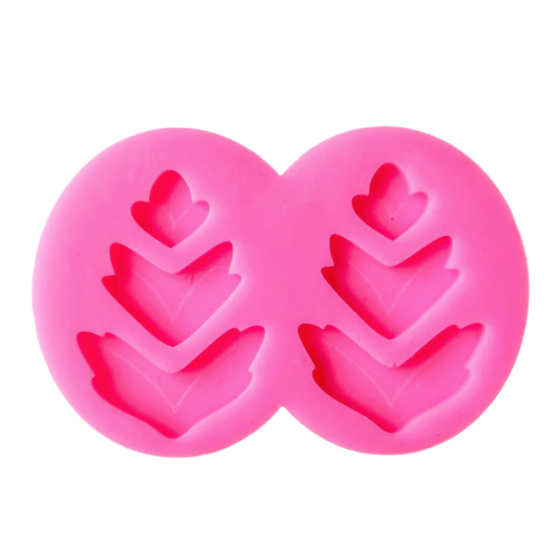 Pointed Leaves Resin Silicone Mould Clearance