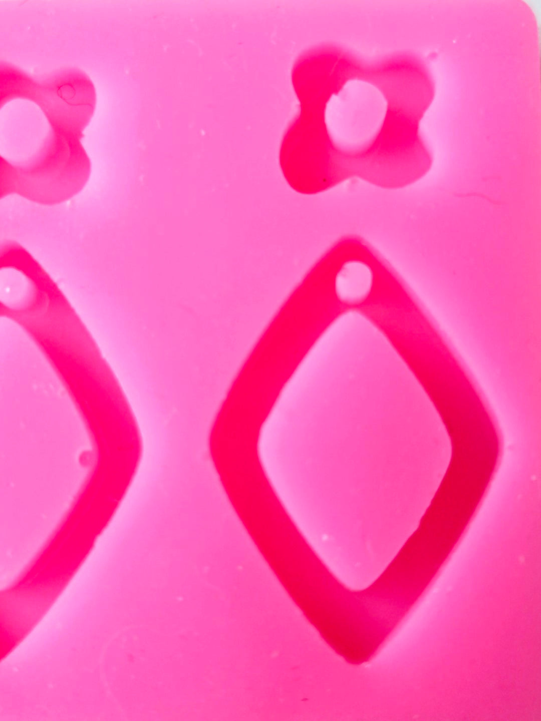 Daisy Earrings Resin Silicone Mould Clearance