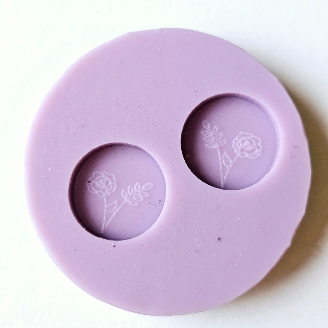 Floral Discs Resin Silicone Mould Clearance