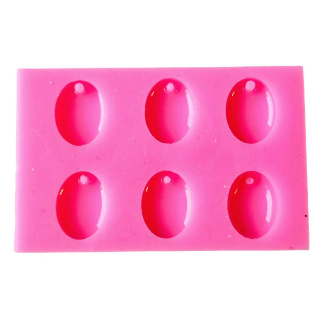 Oval 6 Resin Silicone Mould Clearance