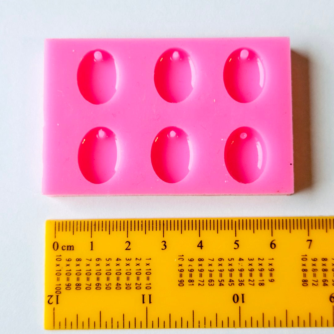 Oval 6 Resin Silicone Mould Clearance