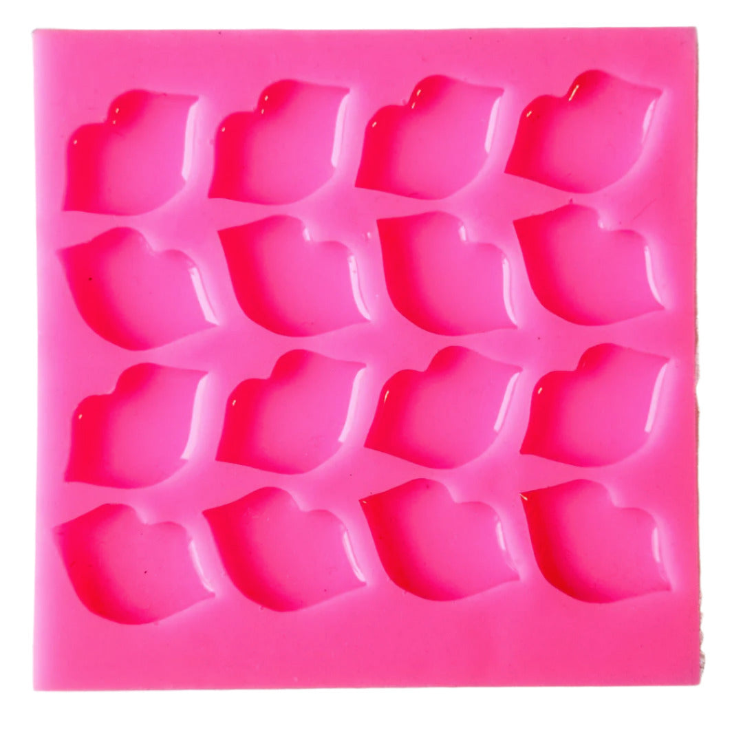 Lips 16 Glossy Resin Silicone Mould Clearance
