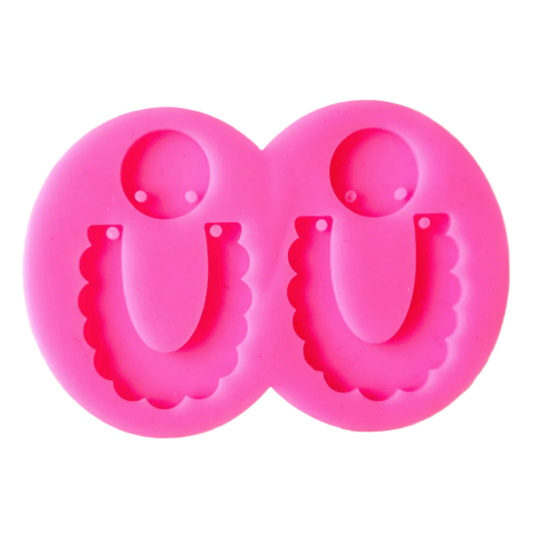 Hoop Earrings Resin Silicone Mould Clearance