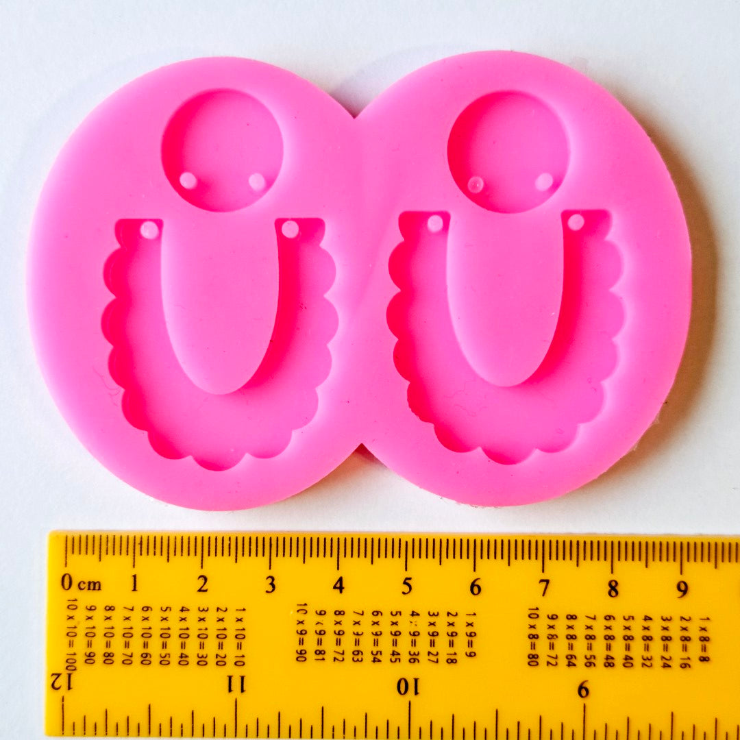 Hoop Earrings Resin Silicone Mould Clearance