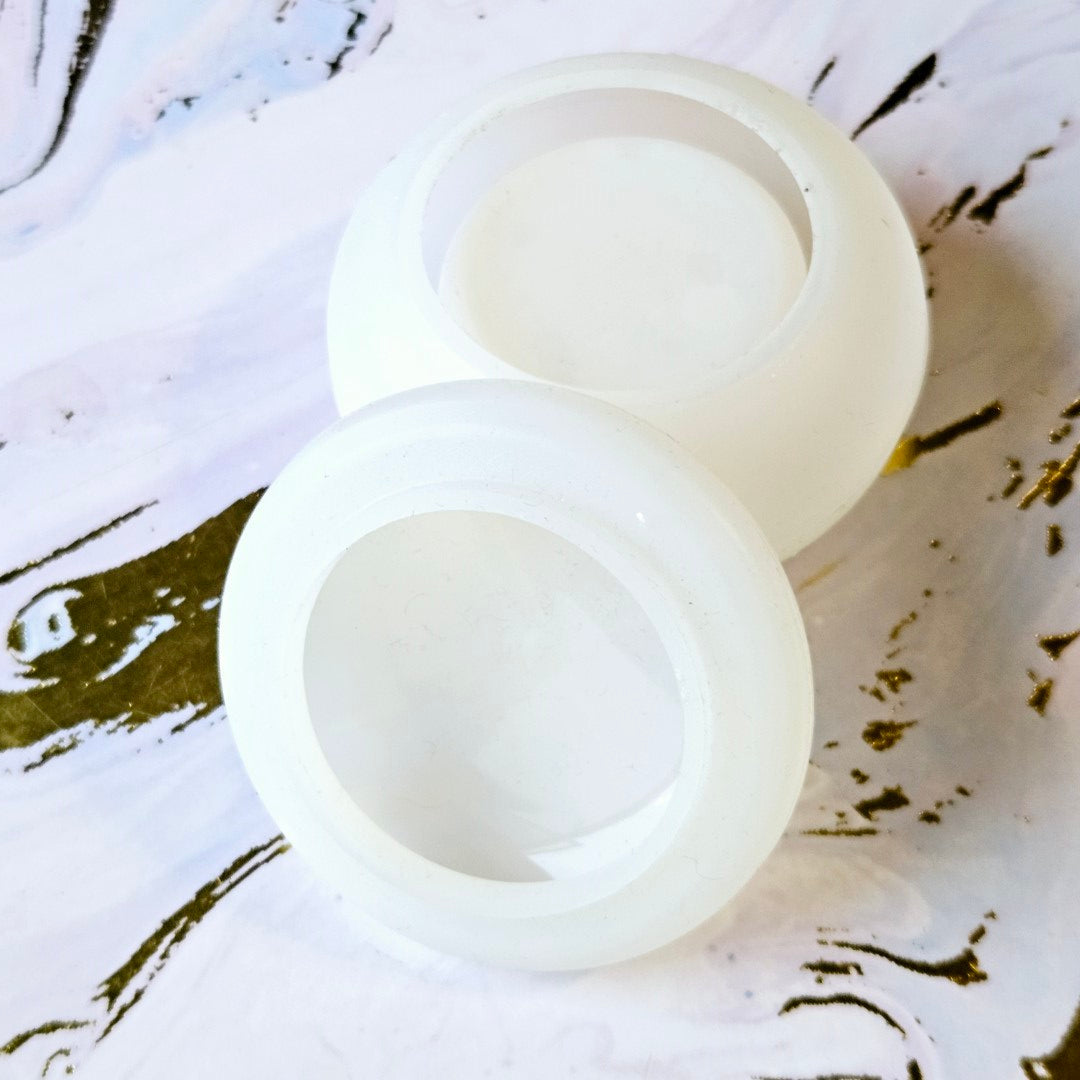 Round Box & Lid Resin Silicone Mould Clearance