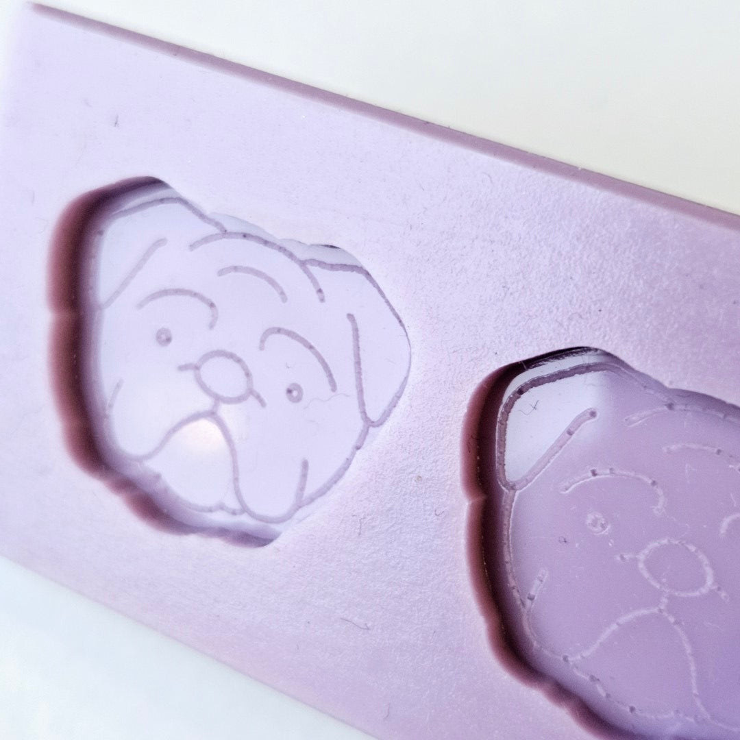 Dog Pug Resin Silicone Mould Clearance