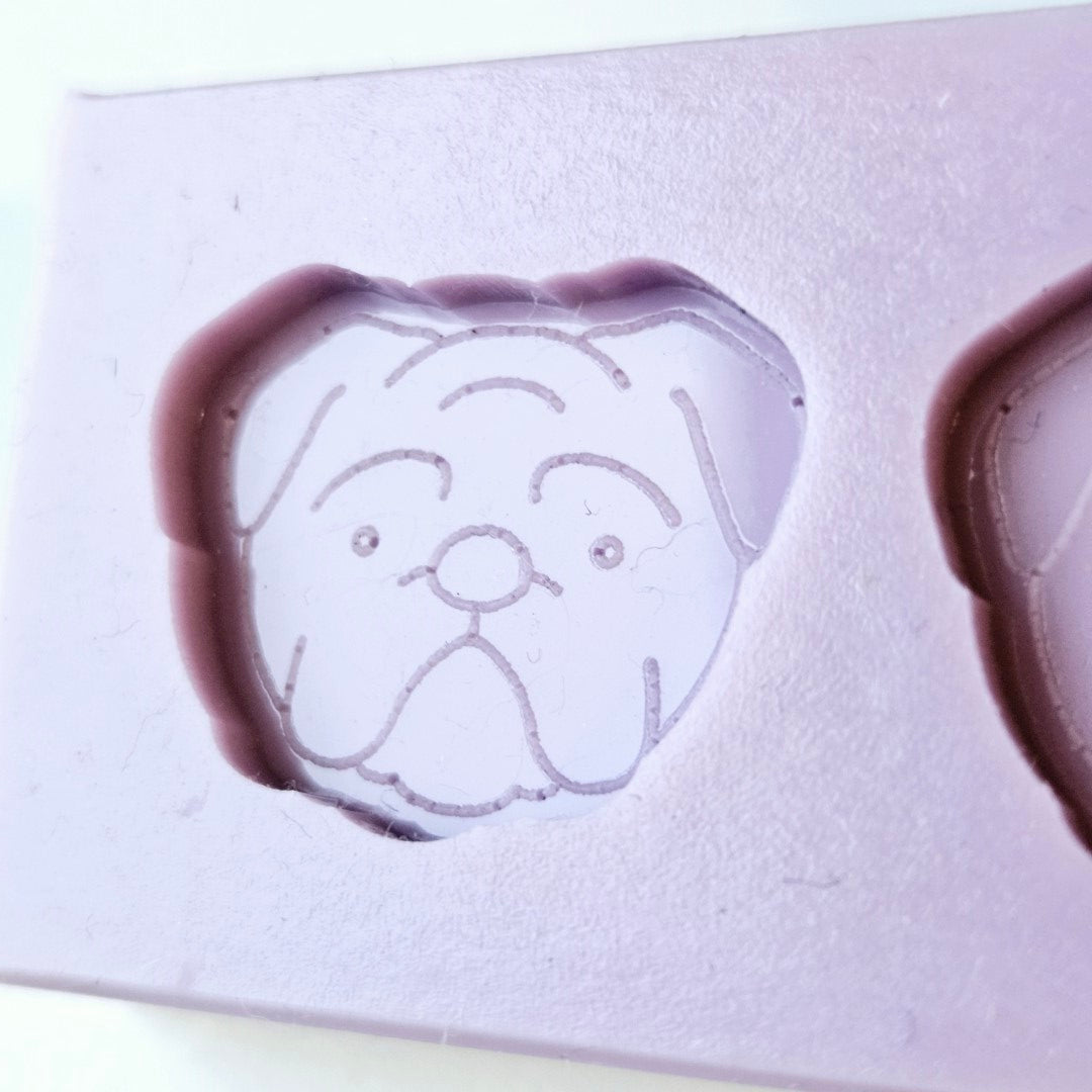 Dog Pug Resin Silicone Mould Clearance
