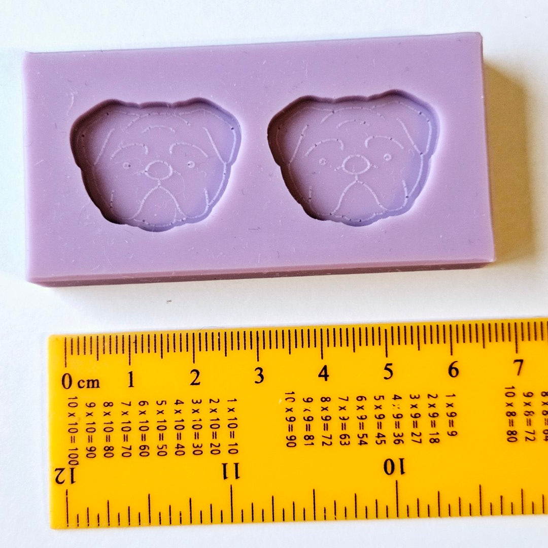 Dog Pug Resin Silicone Mould Clearance