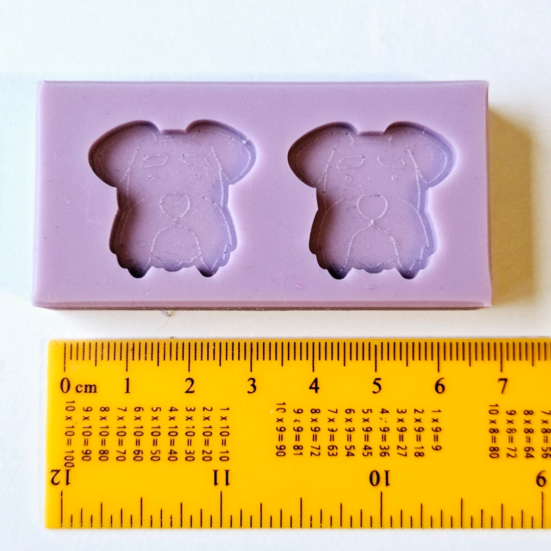 Dog Schnauzer Resin Silicone Mould Clearance