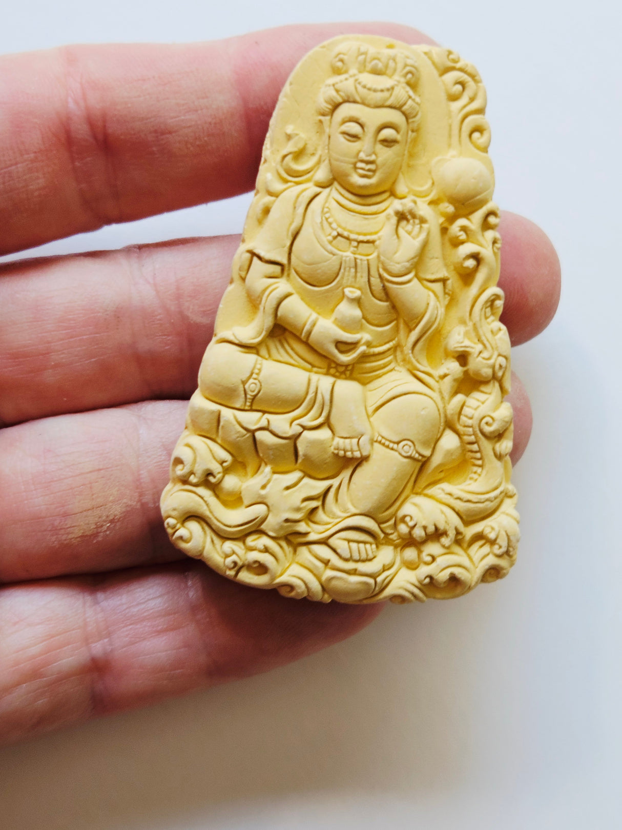 Artisan Hand carved Clay piece for jewellery or casting Many Styles You Choose