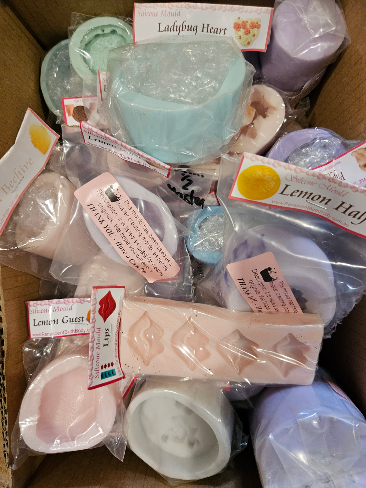 Sale - BULK LOT of 30!!! Different Silicone Moulds RRP $600 approx (Please read Desc')