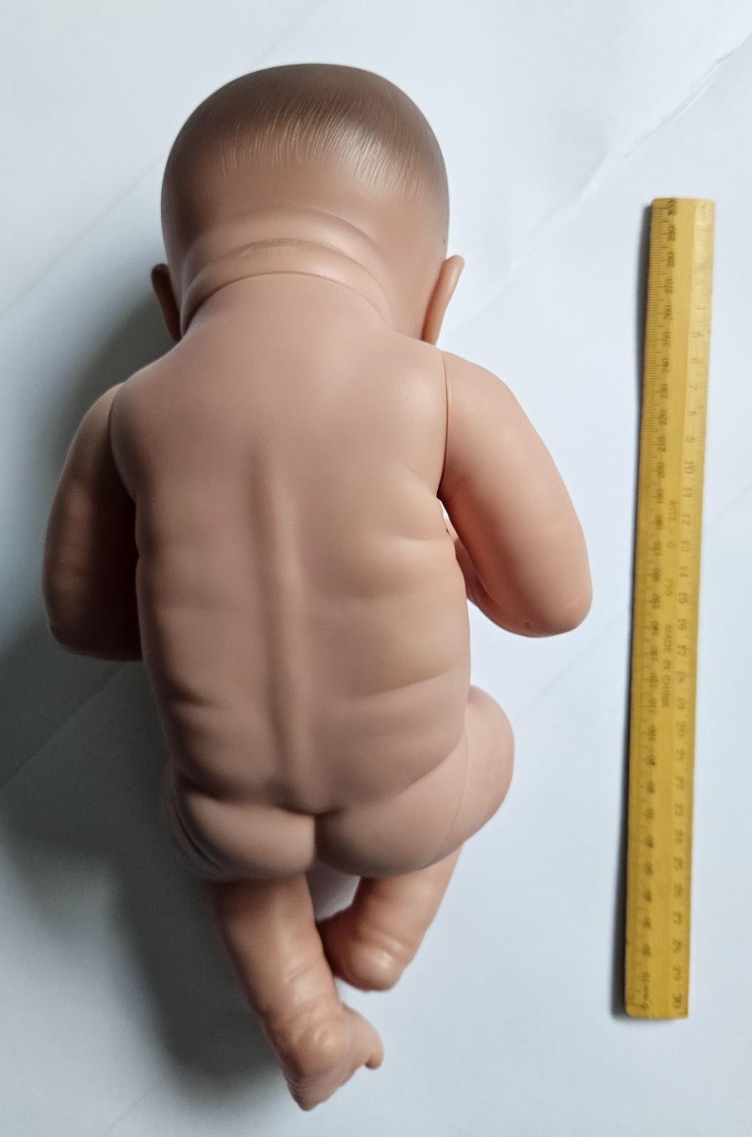 Full Body Vinyl Baby Girl Doll – Realistic Newborn Style – Pre‑Painted – AU