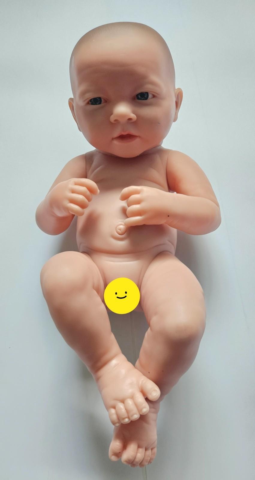 Full Body Vinyl Baby Girl Doll – Realistic Newborn Style – Pre‑Painted – AU
