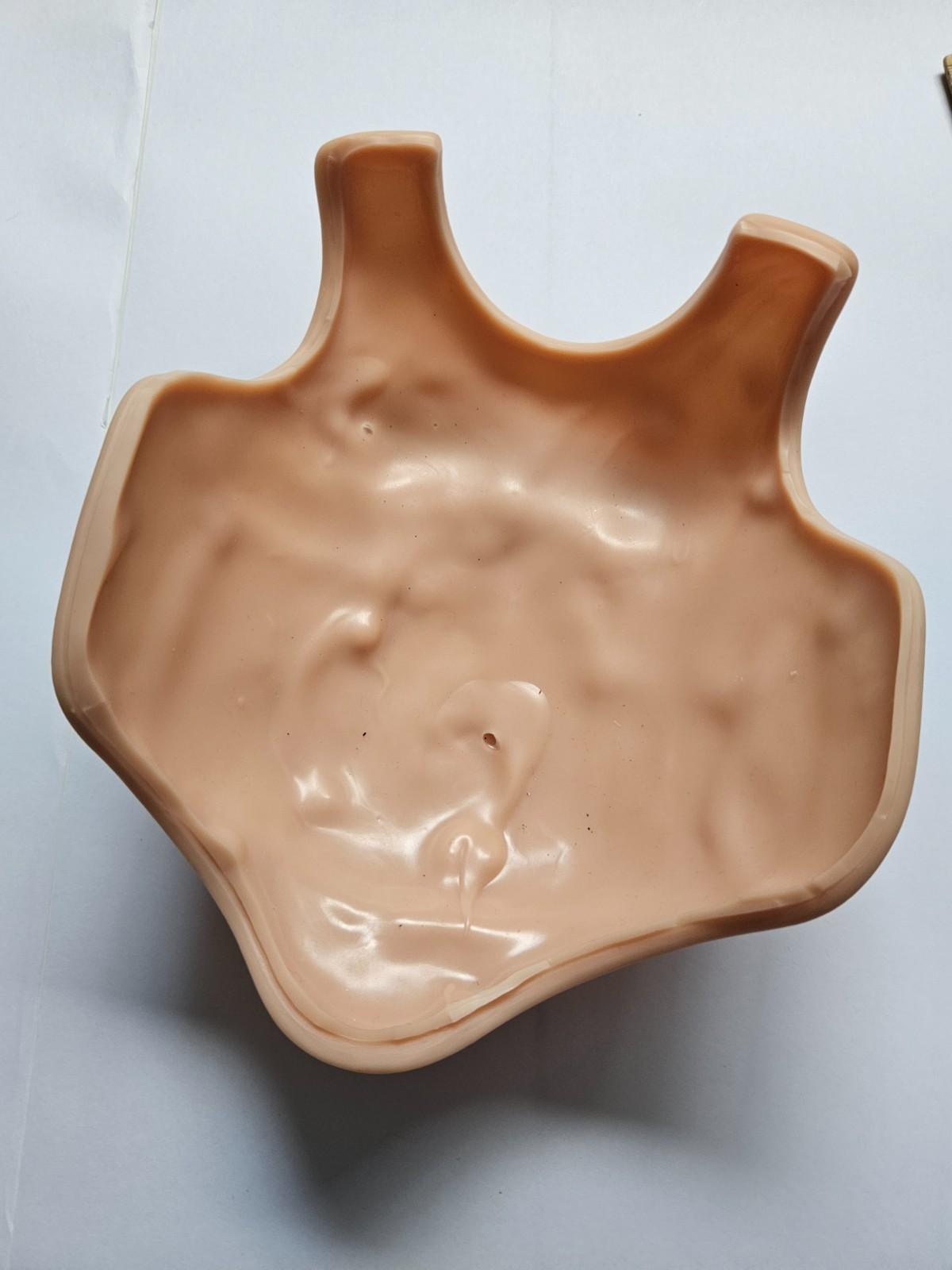 Reborn Doll Vinyl Belly Plate / Chest Plate – Newborn Size – Unpainted – AU