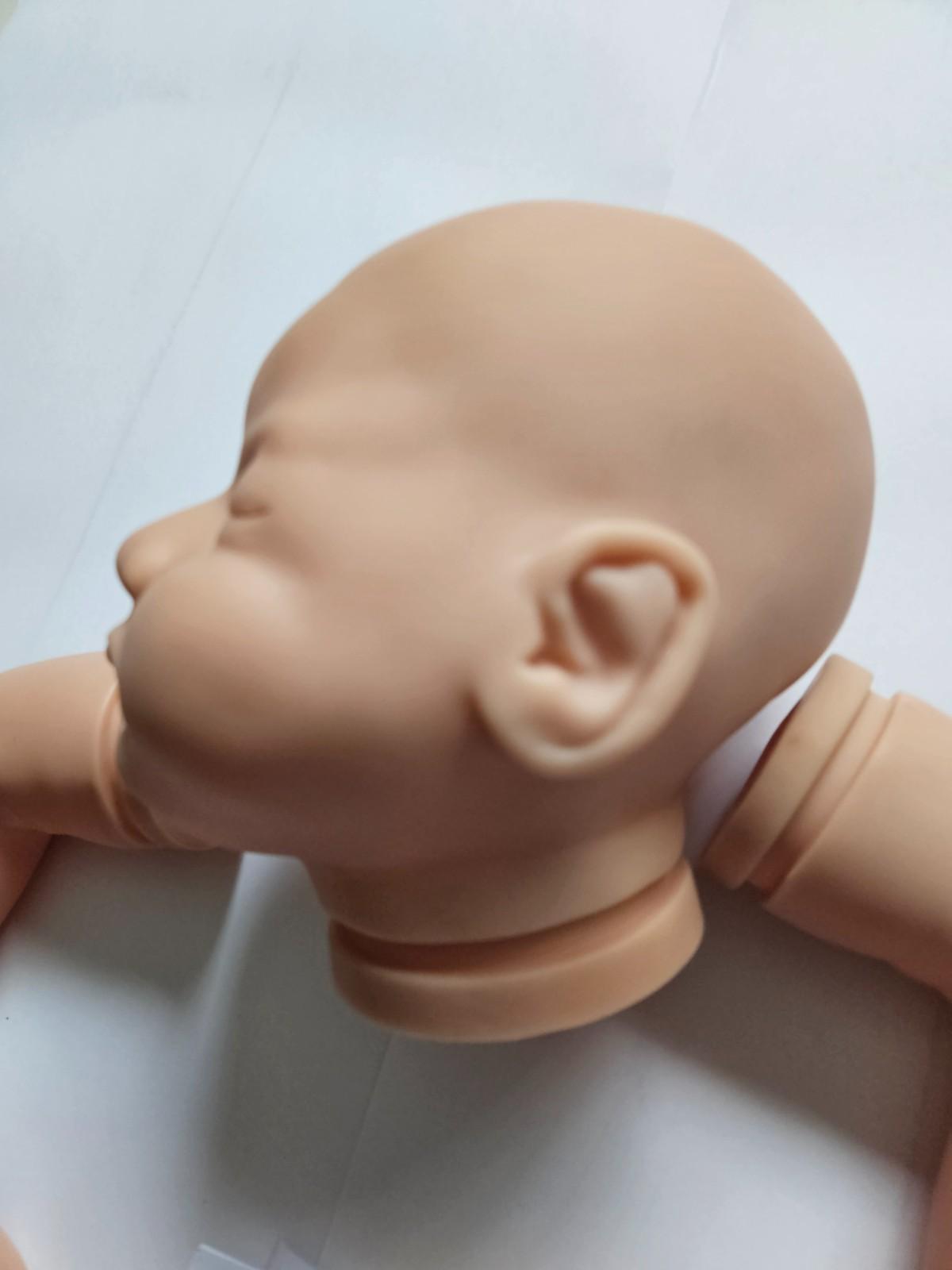 JD353 Sleeping Baby Reborn Doll Kit Unpainted Vinyl Full Arms Legs