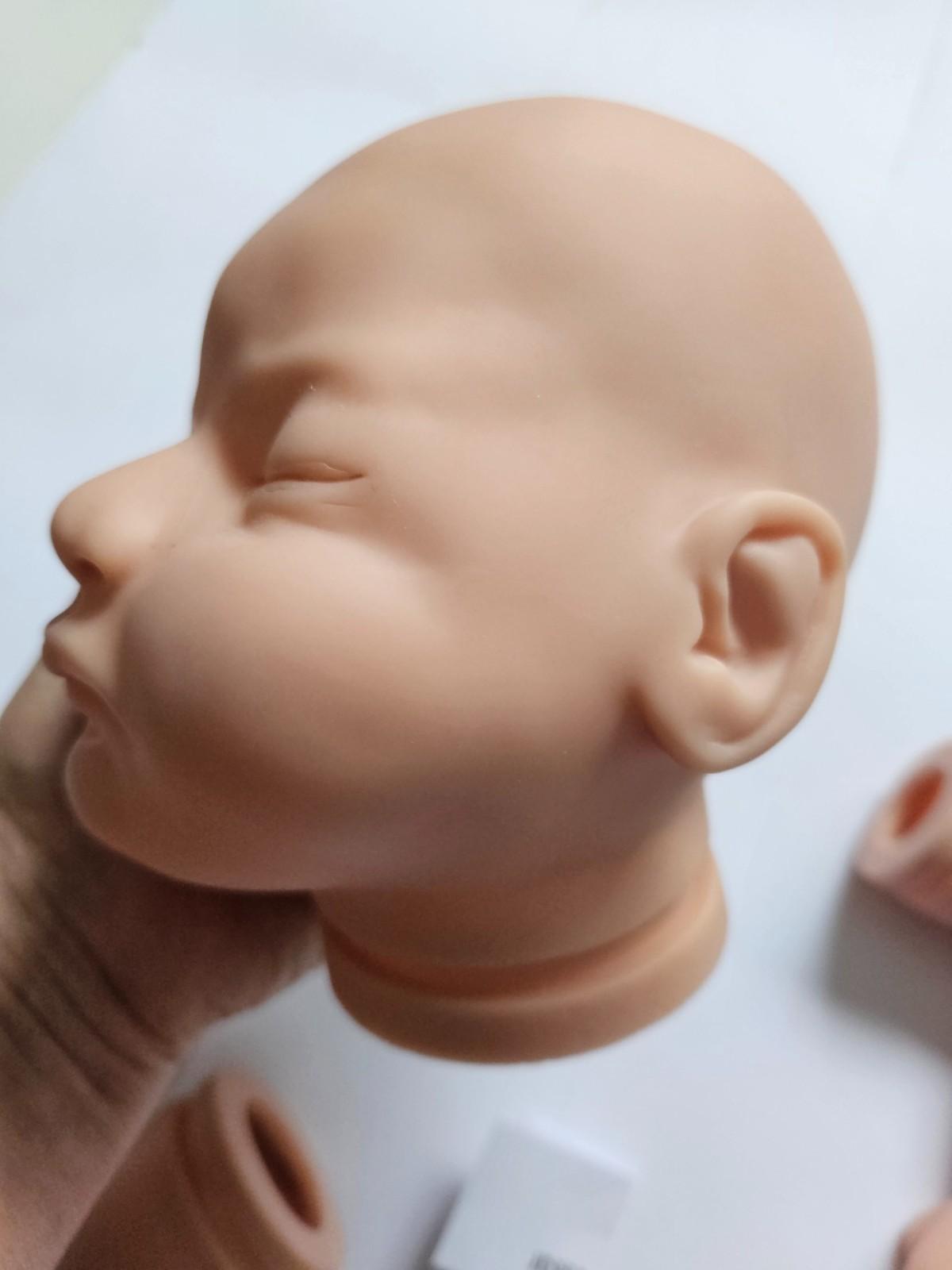 JD353 Sleeping Baby Reborn Doll Kit Unpainted Vinyl Full Arms Legs