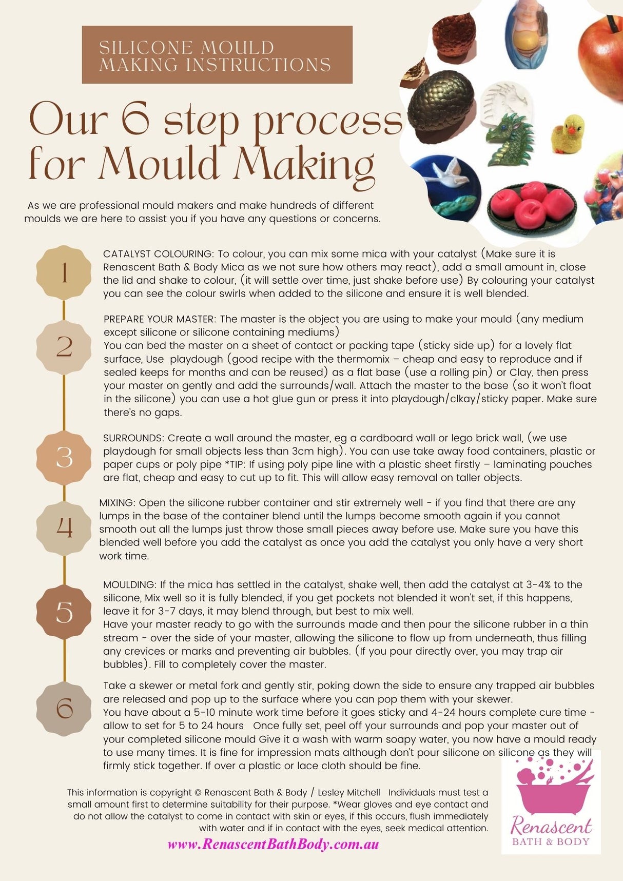 Silicone rubber liquid for mould making Tin Cure SHORE 10 REDUCED Short Date Catalyst RRP $32