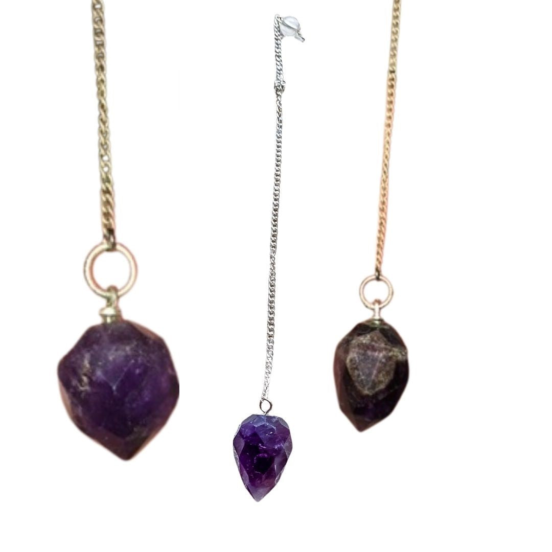 Faceted Gemstone Pendulum
