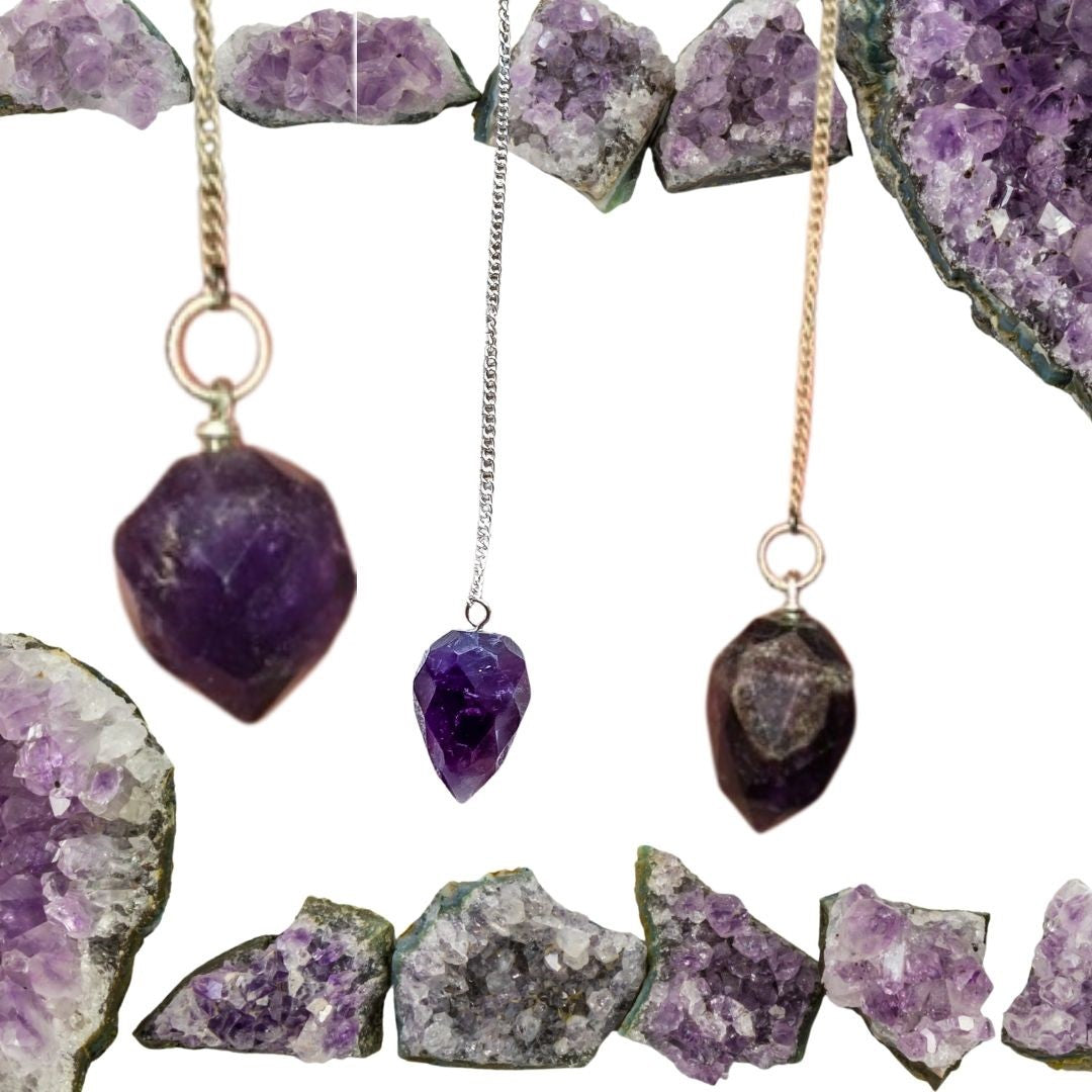 Faceted Gemstone Pendulum