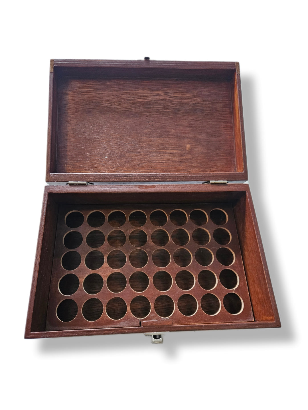 Gem Essences / Aromatherapy Wooden Box, holds 40 Bottles