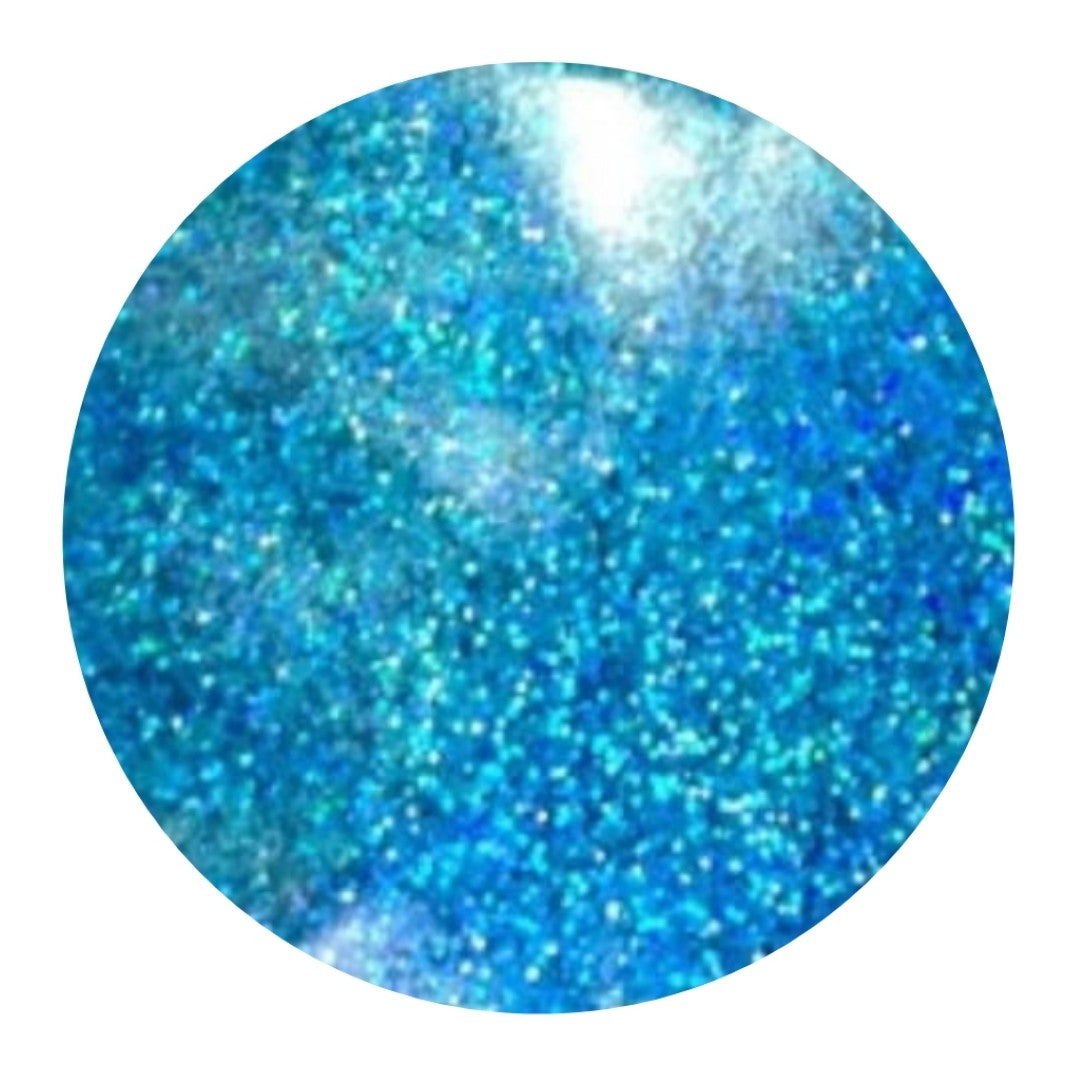 BLUE HOLOGRAPHIC Cosmetic Grade Glitter Powder Superfine Extra Fine Soap Candle Nail Art