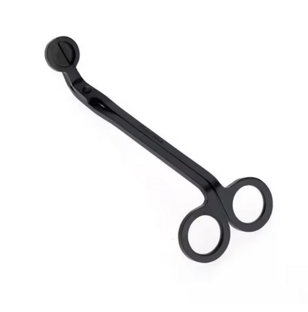 18cm Black Candle Wick Trimmer Stainless Steel Scissors Trim Wick Cutter Round Head Candles Core Shears Tools