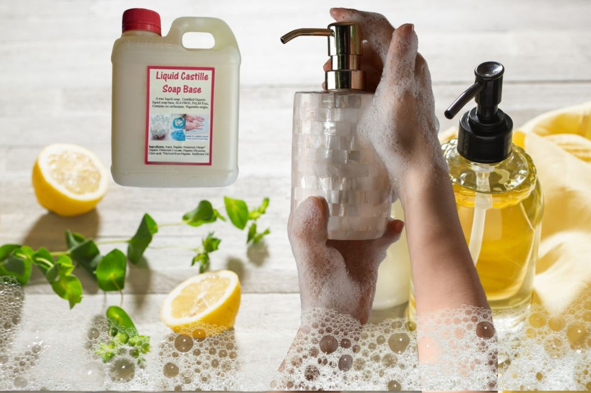 Castile Liquid Organic  CONCENTRATE Soap Base (SLS Free, Palm Free)