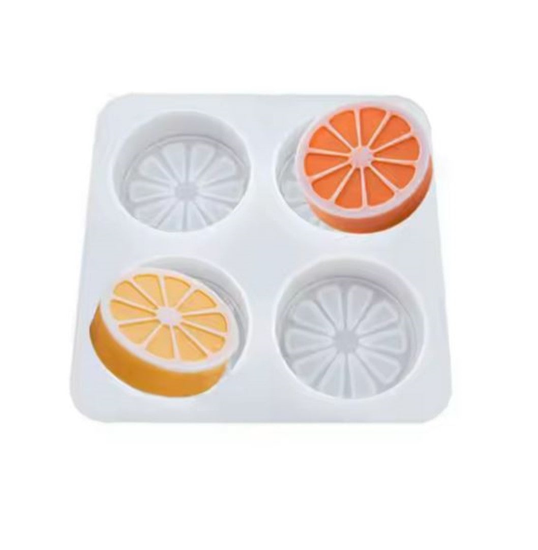 Citrus Slice Large 4 cavity Silicone Mould