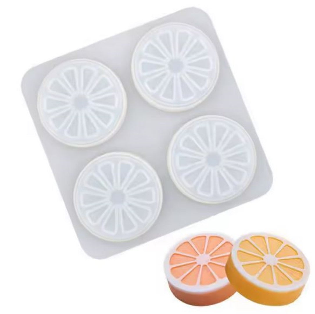 Citrus Slice Large 4 cavity Silicone Mould