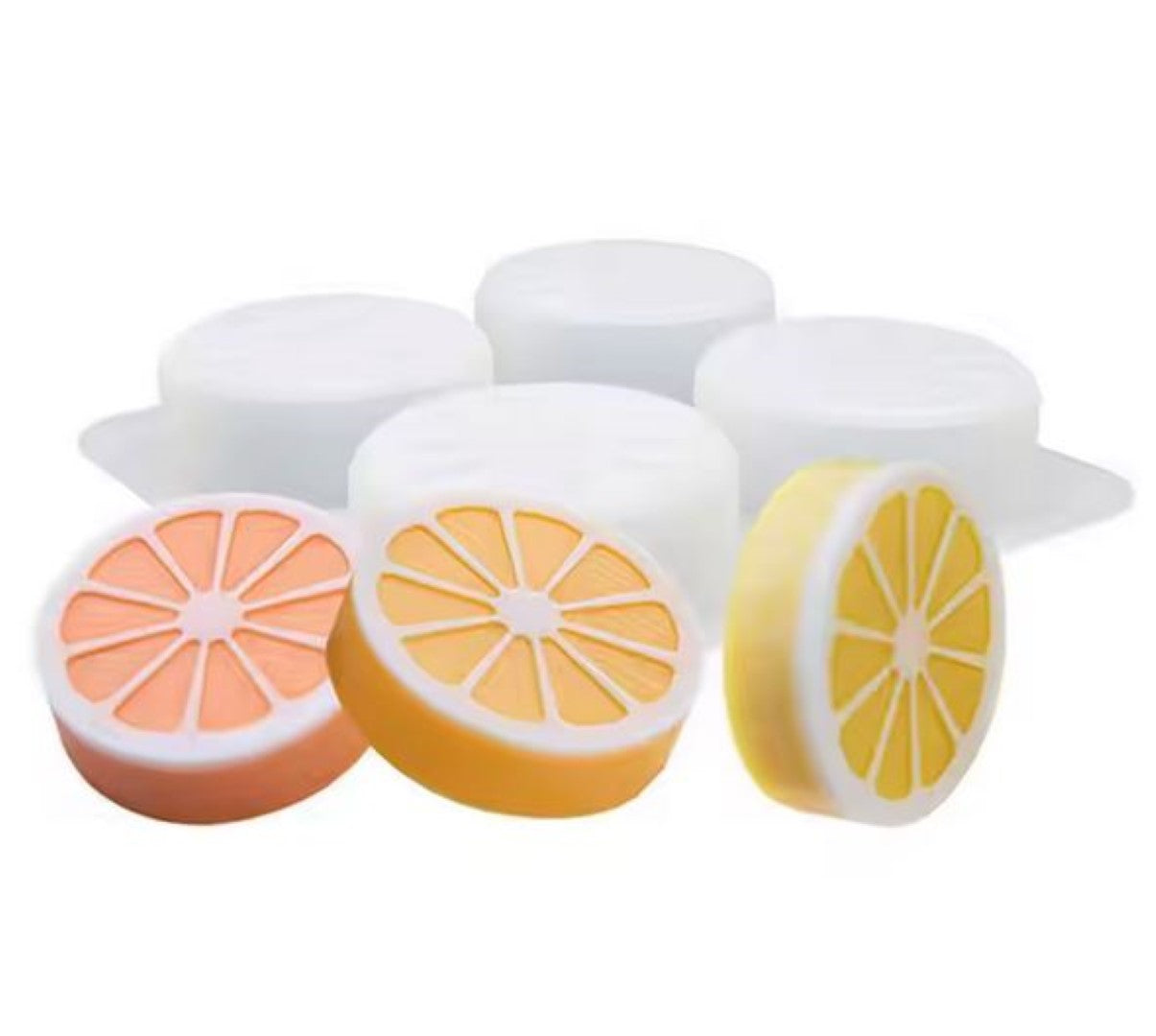 Citrus Slice Large 4 cavity Silicone Mould