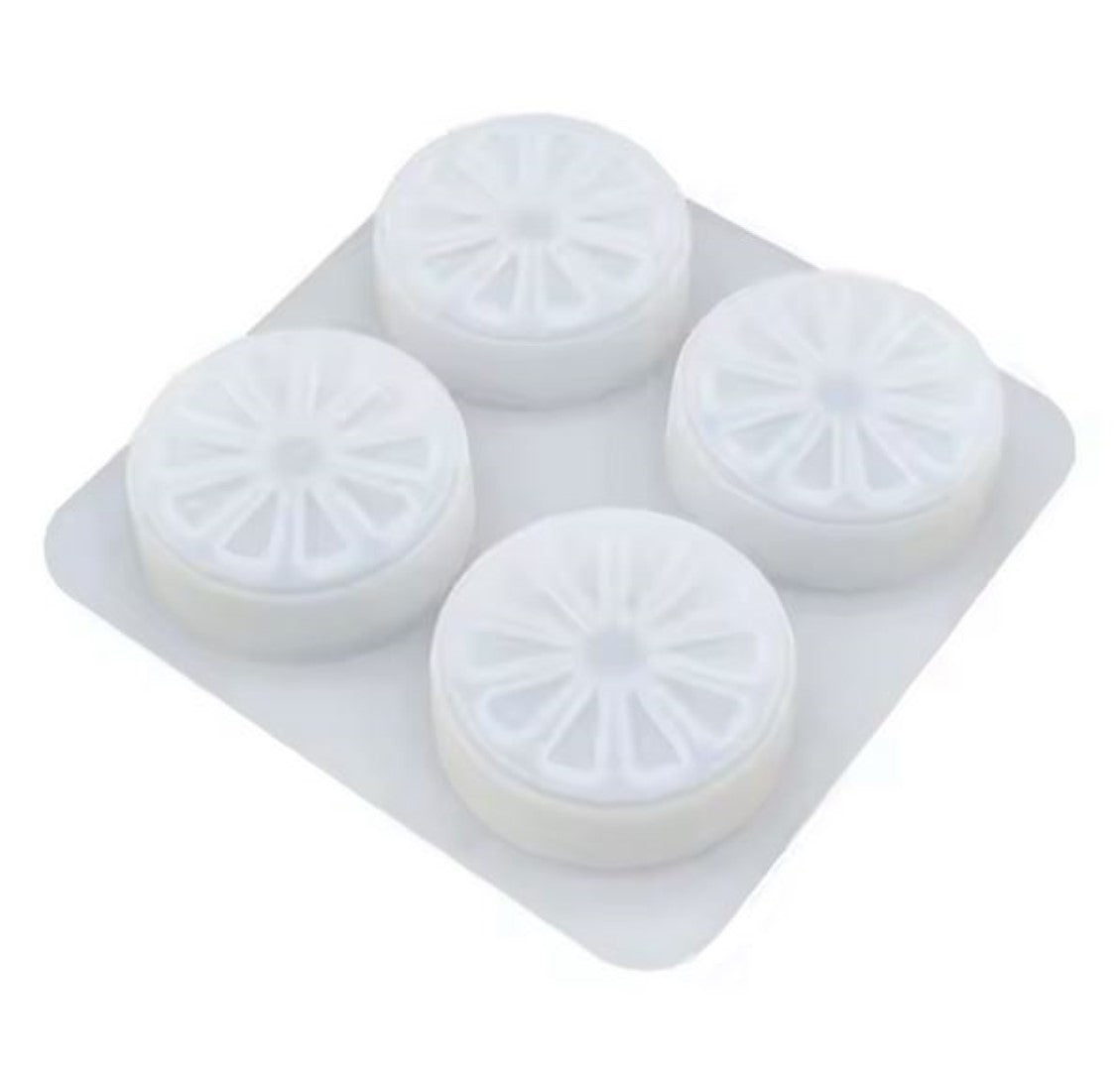 Citrus Slice Large 4 cavity Silicone Mould