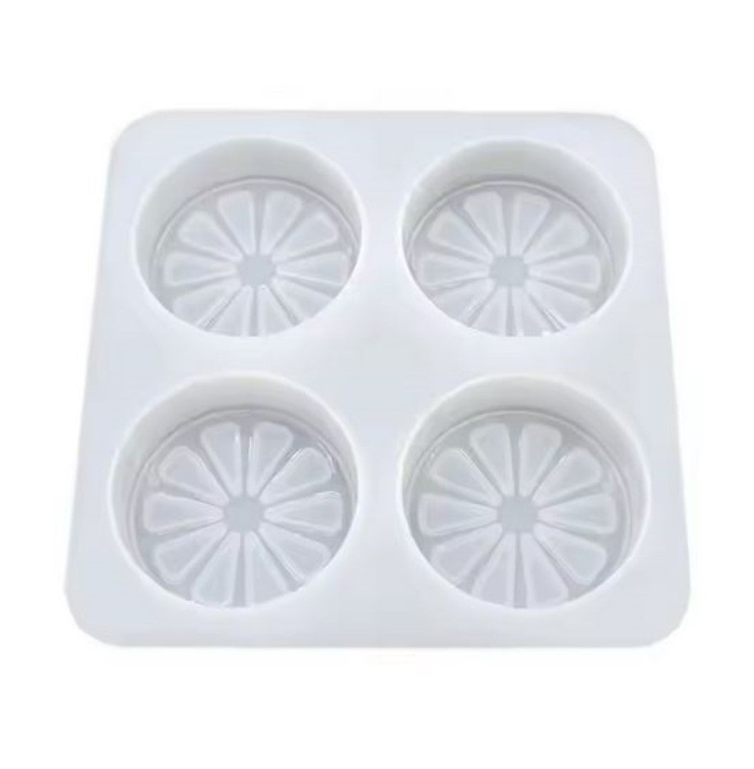 Citrus Slice Large 4 cavity Silicone Mould
