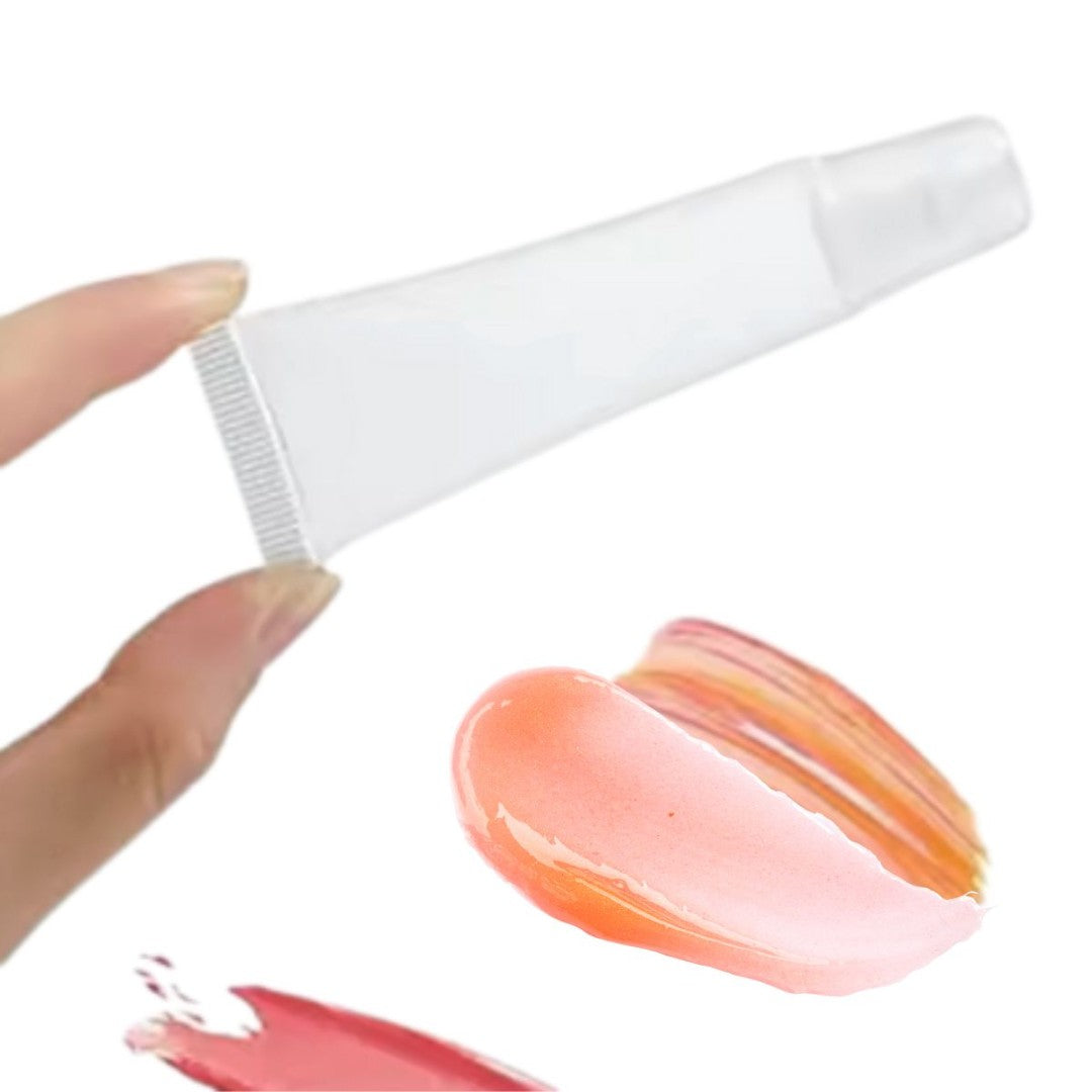 Clear Lip Gloss Squeeze Tubes - Easy Fill Removable Cap