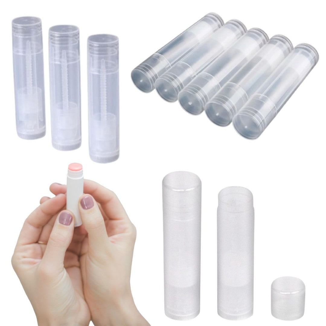 CLEAR Twist up Lip stick / balm tubes