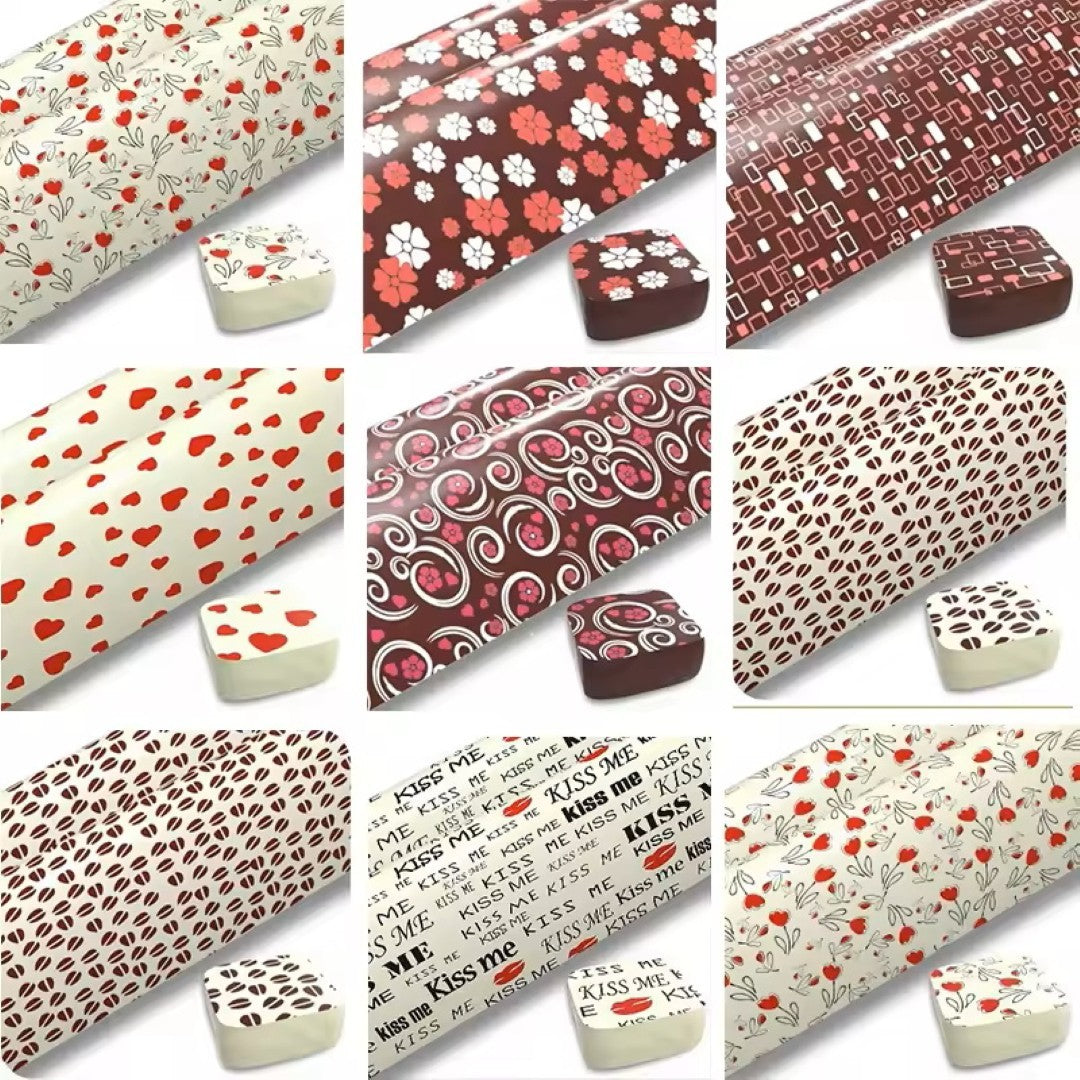 Chocolate Edible Cocoa Butter Transfer Papers DIY Chocolate Art