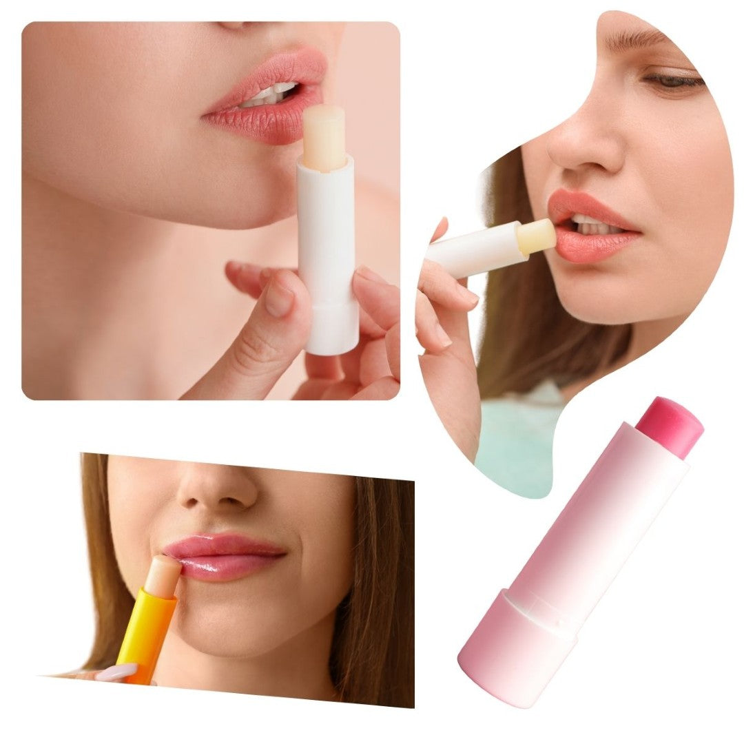 Multicoloured Twist up Lip stick / balm tubes -Narrow Elegant Clear Lids - You choose Colour