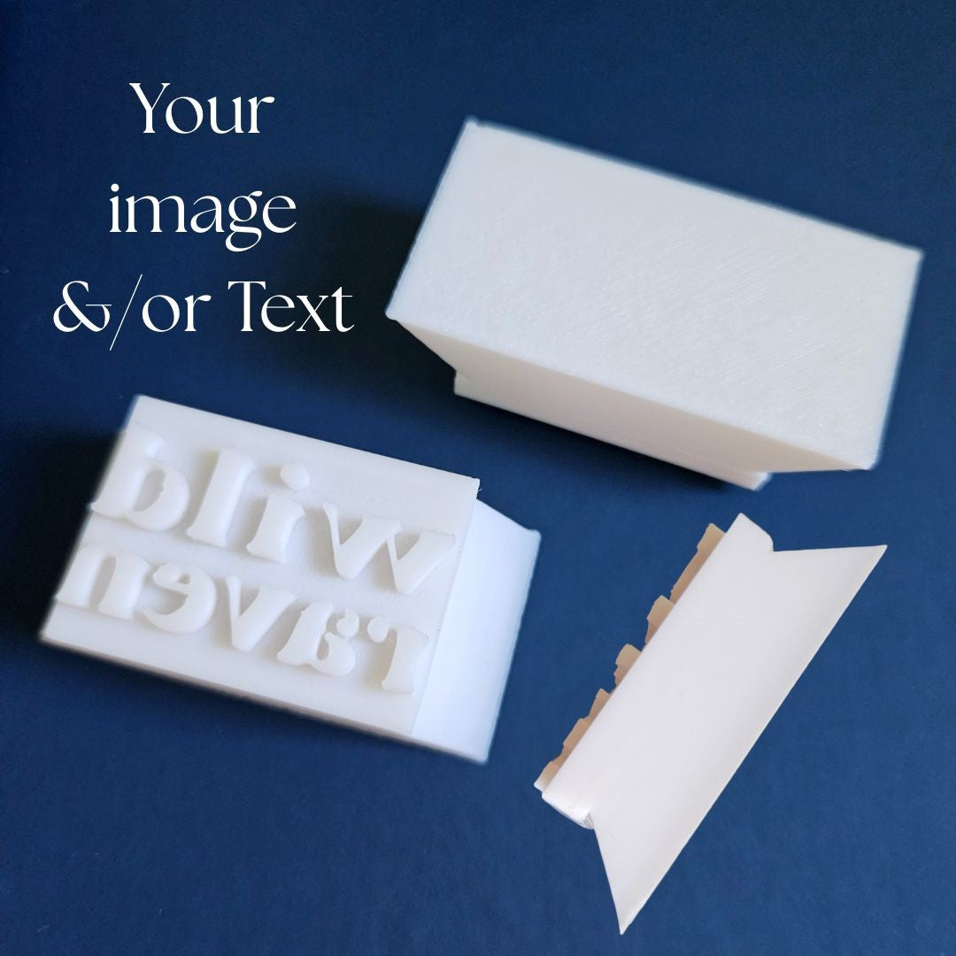 Customised 3D Printed Soap Stamp