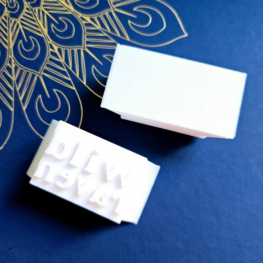 Customised 3D Printed Soap Stamp